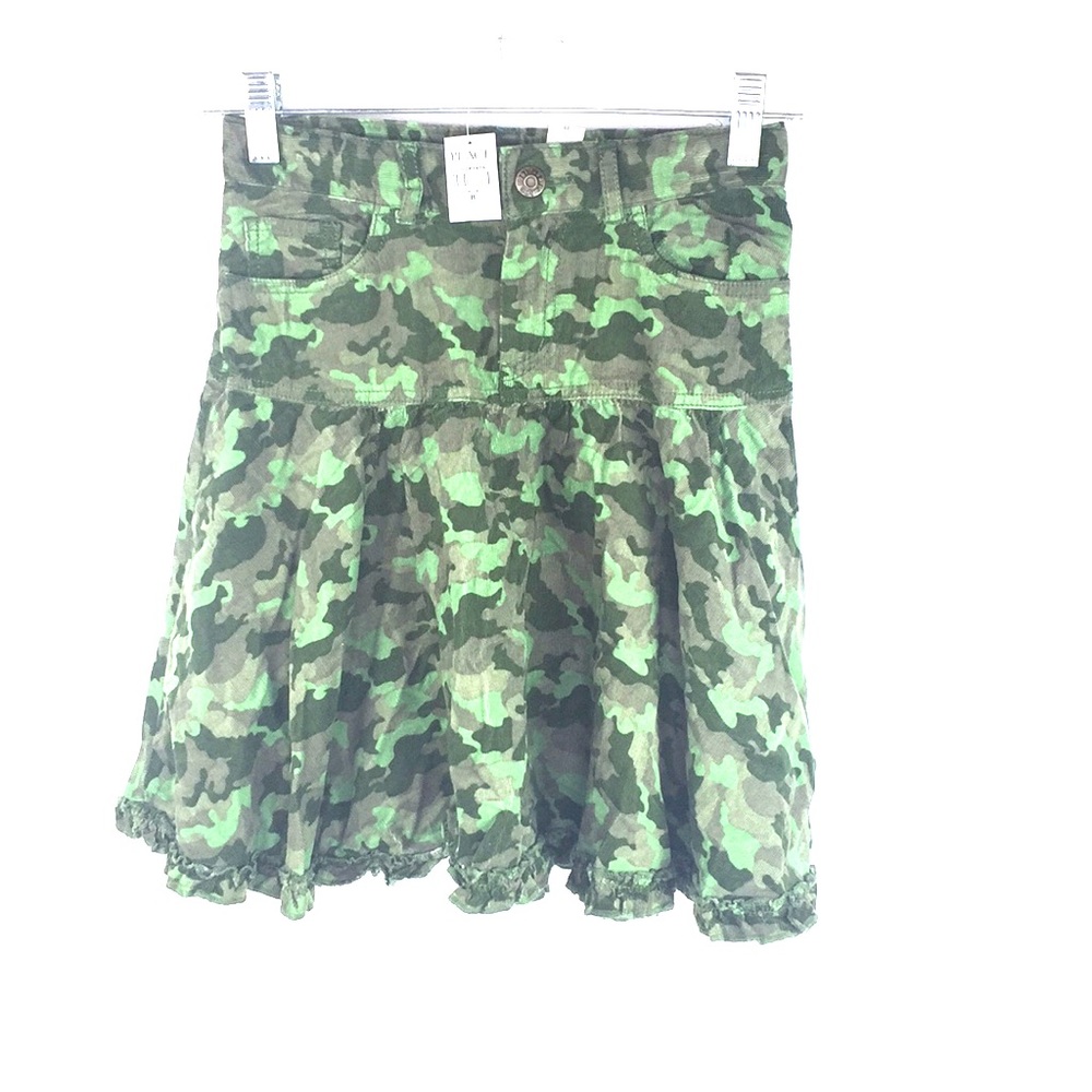 NEW Children’s Place Girls Skirt Sz 8 Camouflage